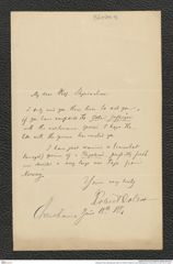 Nachlass Franz Steindachner, Brief von Robert Collett an Franz Steindachner (18.06.1881), Inv.Nr. 84.12, Seite 1
